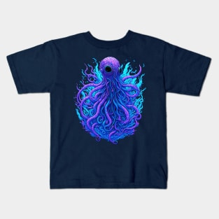 Lovecraft octopus Kids T-Shirt